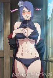 ai_generated 1girls anime breasts fit nsfw tits stickyai eyes hair female konan naruto naruto_shippuden boruto