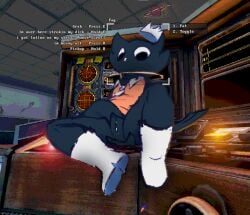 anthro avian bird boots clothed clothing crown demon feathers female female_only footwear gameplay_mechanics genitals headgear humor joke masturbation owl partially_clothed pulsatingmasochist scientific_instrument shoes sitting solo stolas_(voices_of_the_void) user_interface vaginal voices_of_the_void vulva