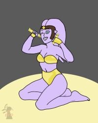 1girl 1girls 2026 5_fingers 5_toes alien alien_girl belly_button big_breasts big_lips bikini blind_peacock_draws blind_peacock_draws_(artist) blue_eyes breasts clothed female female_only full_body gloves gold gold_bikini gold_week golden_bikini golden_week headband headwear holidays horns jedi lightsaber lightsaber_hilt lightsabers logo may_the_4th_be_with_you on_knees original original_art original_artwork original_character phalix_(blindpeacockdraws) smile smiling smiling_at_viewer solo star_wars star_wars_day star_wars_oc star_wars_original_character tagme trend twi'lek twintails winking winking_at_viewer