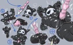 2026 3_fingers ambiguous_gender anal anal_orgasm anal_penetration anthro balls biped black_balls black_body black_butt black_fur black_pawpads black_penis black_sclera bodily_fluids bone bone_mask butt canid canine censor_bar censored censored_anus censored_genitalia censored_penis changed_(video_game) comic cum cum_from_ass cum_in_ass cum_inside cum_while_penetrated digital_drawing_(artwork) digital_media_(artwork) dildo dildo_in_ass dildo_insertion directional_arrow duo ejaculation english_description erection exclamation_point eye_roll fingers flexible fluffy fluffy_tail fur gay gay_anal gay_masturbation genital_fluids genitals glistening glistening_balls glistening_body glistening_butt glistening_fur glistening_genitalia glistening_penis grey_background hands-free hi_res homosexual homosexual_male humanoid_genitalia humanoid_penis ineffective_censorship iyy latex_creature legs_behind_head legs_up looking_pleasured lying male male/ambiguous male_anthro male_focus male_only male_penetrated mammal mask nude_anthro nude_male object_in_ass on_back orgasm pawpads paws penetration penis pupils puro_(changed) question_mark sex sex_toy sex_toy_in_ass sex_toy_insertion simple_background skull skull_mask snout solo solo_focus tail toying_partner white_pupils