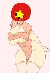 1girls boob_window china_dress cleavage_cutout countryhumans countryhumans_girl cowboy_shot curvy_female dress facing_viewer flawsy large_breasts legs_together looking_at_viewer short_sleeves skindentation solo standing tagme thick_thighs thighhighs vietnam vietnam_(countryhumans) vietnamese_flag wide_hips wink