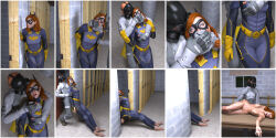 1boy 1girls 2:1 3d 3d_(artwork) batgirl batgirl_(barbara_gordon) batgirl_(gotham_knights) chloroform dc deviantart drugged_sex female masked medium_boobs medium_tits naked_female nude realistic_breast_size realistic_proportions somnophilia stripped stripped_naked superhero_costume superheroine unconscious unconscious_female unconscious_rape