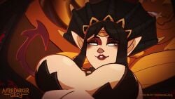 1boy 1girls animated commander_(pathfinder_wrath_of_the_righteous) cum cum_in_pussy cum_inside darkergrey demon demon_girl doggy_style dragon gold_dragon horns laugh nocticula pathfinder pathfinder_wrath_of_the_righteous pointy_ears rubyredva saberwolf8 sex smile sound straight succubus tail thigh_sex vaginal_penetration video wings