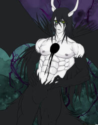 artist_armiosbell bara bara_body bare_chest bleach chest gay gay_male male male_only muscles muscular muscular_male ulquiorra_cifer vgen_commission yaoi