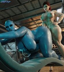 futanari big_breasts big_ass big_penis big_butt big_thighs thick thick_thighs thick_ass thick_legs thick_penis thick_hips thick_butt curvy curvy_figure curvy_body curvy_hips curvy_thighs curvy_ass curvy_futa curvaceous curvaceous_figure curvaceous_futa curvaceous_ass curvaceous_thighs curvaceous_hips curvaceous_body voluptuous voluptuous_futa hype3d 3d asari mass_effect bioware huge_cock veiny_penis alien alien_humanoid muscular muscular_futa abs jane_shepard 2futas cum cum_from_penis cumming ejaculation