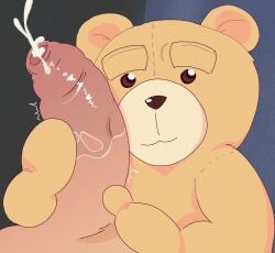 2026 bluegrass_films bodily_fluids cum duo ejaculation fuzzy_door_productions genital_fluids genitals handjob hi_res kiwibaby2005 male male/male media_rights_capital non-human non-human_head penile penis plushie seth_macfarlane sex smart_entertainment ted_(film) ted_(franchise) ted_(ted) teddy_bear teddy_bear_(species) toony universal_pictures universal_studios
