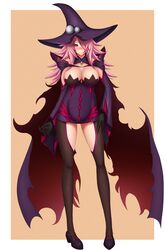 alternate_version_available blazblue blazblue:_central_fiction blazblue:_cross_tag_battle blush clothing deuzlul hat konoe_a_mercury looking_at_viewer milf nine_the_phantom pregnant witch witch_hat