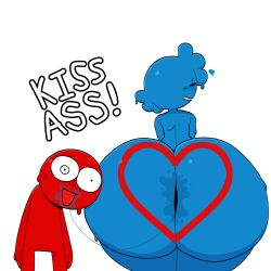 ! after_anilingus after_rimming after_sex anal anilingus anilingus_from_male ass ass_kiss ass_kissing back_view big_ass big_butt blue_body butt chloe_(mrpotato123_) cute duo duo_focus edit edited edited_art edited_by_uploader female heart_on_butt heart_shape heart_shaped_ass implied_anilingus implied_rimming intergluteal_cleft jeff_(mrpotato123_) kiss_my_ass male male/female mrpotato123_ open_eyes open_mouth oral red_body rimming satisfied sensory_overload sex shocked shocked_expression shocked_eyes short_male shorter_male smile tall tall_female taller_female taller_girl wide_eyed wide_open_eyes wide_open_mouth
