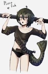 pleco-chan fan art