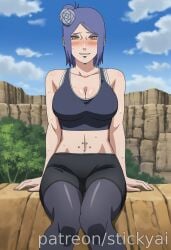 ai_generated 1girls anime breasts fit nsfw tits stickyai eyes hair female konan naruto naruto_shippuden boruto