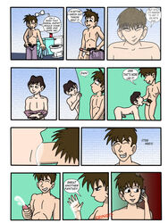 2boys bumwolf comic comic_page detective_conan gay male male_only shinichi_kudo tagme uncensored yaoi yaoinami