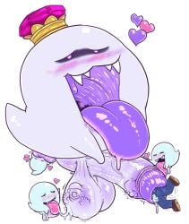 5boys anus balls big_balls big_penis blush boo_(mario) cock_vore crown desbjust enormous_penis erection fangs gay genitals ghost gigantic_balls gigantic_penis heart huge_balls huge_cock interspecies king king_boo large_balls large_penis large_tongue larger_male licking_anus luigi luigi's_mansion male male/male mario_(series) multiple_boys nintendo open_mouth penis purple_eyes purple_tongue royalty saliva sharp_teeth size_difference smaller_male teeth tongue tongue_out transparent_background white_body yaoi