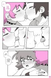 1girls 2026 2boys bisexual bisexual_male bisexual_sandwich blush blush_lines blushing bottomless boys_kissing carrying_partner collar comic comic_page comic_panel completely_nude complimenting_partner dirty_talk dross embrace english_text enjoying eye_contact female female_supporting_yaoi femboy femboy_on_female femboy_on_tomboy full_body gay gay_kissing gay_male happy_female happy_sex head_on_shoulder holding hugging imminent_orgasm jacob_(dross) kissing making_out male male/female male/male mmf_threesome monochrome overwhelmed page_65 pink_hair roxanne_(dross) saliva saliva_string saliva_trail short_hair speech_bubble stand_and_carry_position sucking_tongue taylor_(dross) teamwork threesome tomboy tongue tongue_out white_background yaoi