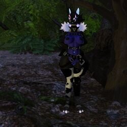 1:1 adamsandlerhater animal_print animal_print_thigh_highs arms_tied belt big_breasts black_body black_fur bondage boots bound breasts canid canine canis claws clothing collar cow_print cow_print_thigh_highs death epic_games execution female footwear forest fortnite fur genitals glowing glowing_belly glowing_claws glowing_clothing glowing_ears glowing_eyes glowing_genitalia glowing_markings glowing_vulva hanged hi_res legwear mammal markings night nude pack_leader_highwire pattern_clothing pattern_legwear pattern_thigh_highs plant purple_body purple_fur rope shoes snuff solo spiked_belt spikes thigh_highs tree vulva white_body white_fur wolf