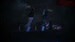 2girls bondage captured cement_shoes damsel_in_distress final_fantasy_xiv gagged helpless imminent_death muffled_speech peril scared smudged_makeup