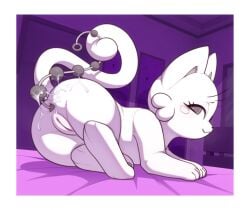 2026 absurd_res anal anal_beads anal_beads_in_ass anal_sex animal_ears anus ass detailed_background domestic_cat eyelashes felid feline felis female feral genitals grey_eyes hi_res inside kekitopu lotion_cat_(kekitopu) mammal masturbation object_in_ass paws penetration pupils quadruped sex_toy sex_toy_in_ass sex_toy_insertion smile solo tail thick_thighs toying_self vulva white_body