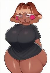 1girls ai_assisted ai_generated bottomless chocolate_bonbon_cookie cookie_run cookie_run_ovenbreak huge_ass huge_breasts tagme thick_ass thick_thighs tight_clothing