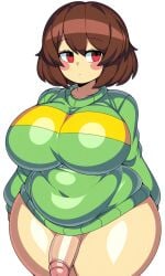 ai_generated anthro anthro_only arms ass balls belly big big_ass big_balls big_breasts big_butt big_penis body breasts brown brown_hair chara chara_(undertale) character character_request edit edited edited_ai eyes futanari green hair head huge huge_ass huge_balls huge_breasts huge_butt human human_on_anthro human_only hyper hyper_ass hyper_breasts hyper_butt image legs long long_penis looking_at_another looking_at_penis looking_at_self penis public public_sex red red_eyes request sex shirt shirt_only skin toby_fox undertale undertale_(series) without_pants yellow