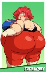 axel-rosered big_ass big_butt cutie_honey cutie_honey_(character) obese obese_female tagme