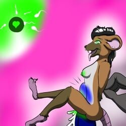 1:1 ambiguous_gender anthro aurelia_(weenpeen) blue_penis bodily_fluids brown_body brown_fur cum cum_drip cum_from_vagina cum_in_vagina cum_inside cum_overflow dripping duo extreme_size_difference eye_roll facial_piercing female female_focus fucked_silly fur genital_fluids genitals glowing glowing_eyes glowing_genitalia glowing_nipples glowing_through_skin glowing_vulva green_eyes green_nipples hi_res impregnation mammal micro multiple_piercings murid murine nipples nose_piercing penis piercing rat regranaas_(weenpeen) rodent sex size_difference stomach_bulge tongue tongue_out vulva weenpeen white_body white_fur