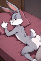 ai_generated anal_sex ass_up bugs_bunny doggy_style gay head_in_pillow looney_tunes rabbit toon