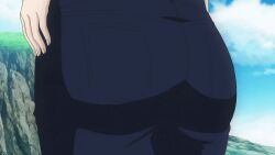 anime bikini_bottom nande_koko_ni_sensei_ga!? official_animation official_style purple_bikini tachibana_chizuru_(nande_koko_ni_sensei_ga!?) taking_off_pants tied_bikini