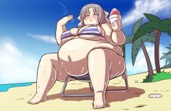 axel-rosered belly big_belly exhausted obese obese_female senran_kagura senran_kagura_(series) tagme weight_gain yumi_(senran_kagura)