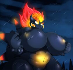 bowser from bowser's fury by suirano