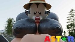 3d 3d_(artwork) animaniacs blender blender_(software) blender_cycles blowjob boobjob busty_boy busty_male fellatio gay male male/male male_only male_with_breasts sparkliiastor wakko_warner warner_brothers yaoi
