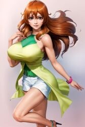 1girls 2024 ai_generated alice_gehabich bakugan bakugan_battle_brawlers big_breasts breasts brown_hair clothed clothed_female clothing female female_only hair_between_eyes high_heels human human_female human_only hyper light-skinned_female light_skin long_hair looking_at_viewer nai_diffusion oversized_breasts simple_background solo solo_female stable_diffusion standing