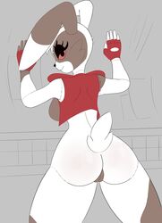 anthro ass brown_body bunny_ears bunny_girl female female_only five_nights_at_freddy's five_nights_at_freddy's:_security_breach furry genitals pussy red_eyes tagme vanny_(fnaf) video_games zhenai