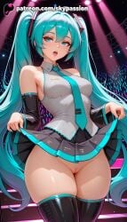 hatsune miku from patreon by skypassion