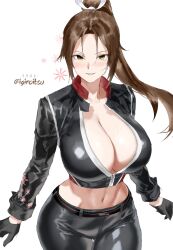 mai shiranui from fatal fury by igiroitsu