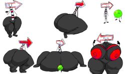 ball ball_(object) breasts exaggerated_anatomy exaggerated_proportions genderswap_(mtf) hyper hyper_ass hyper_breasts hyper_butt hyper_thighs object_show object_show_community object_shows oc rule_63 scarmentor sentient_objet sitting_on_partner sitting_on_person xxturkiaxx