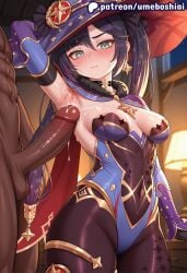 mona (genshin impact) from genshin impact by umeboshiai