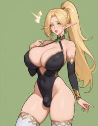 1futa 2d abs accessory ai_generated armpits ass ass_bigger_than_head assertive_female background bent_over big_ass big_breasts bimbo blonde_hair breasts bulge bulge_through_clothing bulge_under_clothes busty elf elf_ears elf_female female feminization futa_only futanari game_cg hips_wider_than_shoulders huge_ass huge_breasts huge_butt lemuru_sama light-skinned_futa lipstick long_hair penis queen solo sprite sprite_art surprised thick_thighs uncircumcised very_long_hair voluptuous voluptuous_female