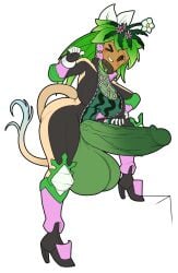 1futa big_breasts bodysuit clothed elemental_creature elemental_humanoid erection exposed_penis flora_fauna flower for_a_head futanari green_body green_penis grin huge_balls huge_penis humanoid_penis kanna_(blaster_master) looking_at_viewer mob_face penis_out plant_futa plant_girl plant_hair plant_humanoid plantie plundered pointing_at_self pose simple_face solo_futa tail thick_thighs toothy_grin unzipped_bodysuit vein veiny_penis voluptuous_futa wide_hips wink