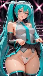 hatsune miku from patreon by skypassion