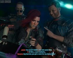 v (cyberpunk 2077) from cyberpunk 2077 by sadocrimson3d