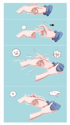 2girls absurdres blush blushing chou_kaguya-hime! closed_eyes couple female female/female female_only fingering groping hand_gesture highres holding_hands kaguya kaguya_(cho_kaguya-hime!) multiple_girls mumi-daohu mumi_daohu no_men open_mouth sakayori_iroha scissoring_gesture scissoring_hand_gesture sexual_hand_gesture tribadism_gesture tribadism_hand_gesture wholesome wife_and_wife yuri