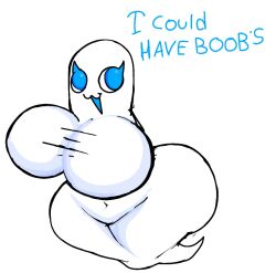 breasts curvy_figure dialogue female ghost ghost_girl ghost_tail hyper hyper_ass hyper_breasts hyper_butt hyper_thighs non-human scarmentor text xxturkiaxx