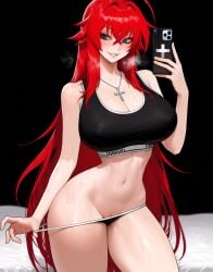 rias gremory from high school dxd by randoai