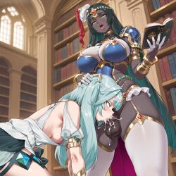 faruzan (genshin impact) from fate (series) by nameless gooner