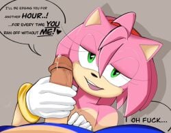 ! ... ...! 1boy 1girl 5_fingers amy_rose anthro anthro_on_anthro blue_fur captured captured_heroine dialogue dialogue_bubble eyelashes eyes_half_closed eyes_half_open faceless_male gloved_handjob gloves goat-head goat-head_(artist) green_eyes head_tilt headband heart_symbol hedgehog hedgehog_boy hedgehog_ears hedgehog_girl hedgehog_humanoid looking_at_partner male mouth_open penis pink_fur precum precum_drip punished punishment punishment_sex ring ring_(sonic) ring_bracelets shadow sonic_(series) sonic_the_hedgehog sonic_the_hedgehog_(series) spread_legs spreading ssp00kk stroking stroking_cock stroking_dick stroking_penis submissive submissive_male tan_body text text_bubble twitter_source underlined_text unseen_male_face wristwear