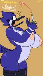 mordecai (regular show) from cartoon network by fakeryway