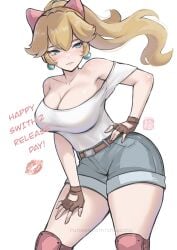 princess peach from mario (series) by chascoby