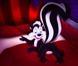 amegared ass feral looney_tunes male male_only mammal mephitid pepe_le_pew skunk solo warner_brothers