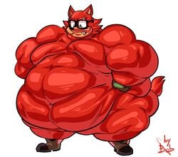 1boy anthro ass belly big_belly bobthetanuki boots buddy_the_wolf canine custom_character_(sonic_forces) extrasizedbob fangs fat fat_ass fat_butt fat_man furry furry_only gadget_the_wolf gay glasses gloves huge_belly hyper hyper_fat hyper_overweight male male_only moobs morbidly_obese morbidly_obese_male obese obese_male overweight overweight_male red_fur sega shoes solo solo_male sonic_(series) sonic_forces tail thick thighs wolf