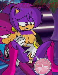 anal_impregnation anthro ashley_the_hedgehog catrashley18 cum espio_the_chameleon furry furry_female impregnation ovum pregnant scalie scalie_male sonic_(series)