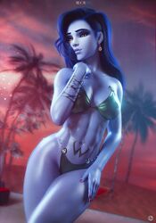 widowmaker from blizzard entertainment by noahgraphicz